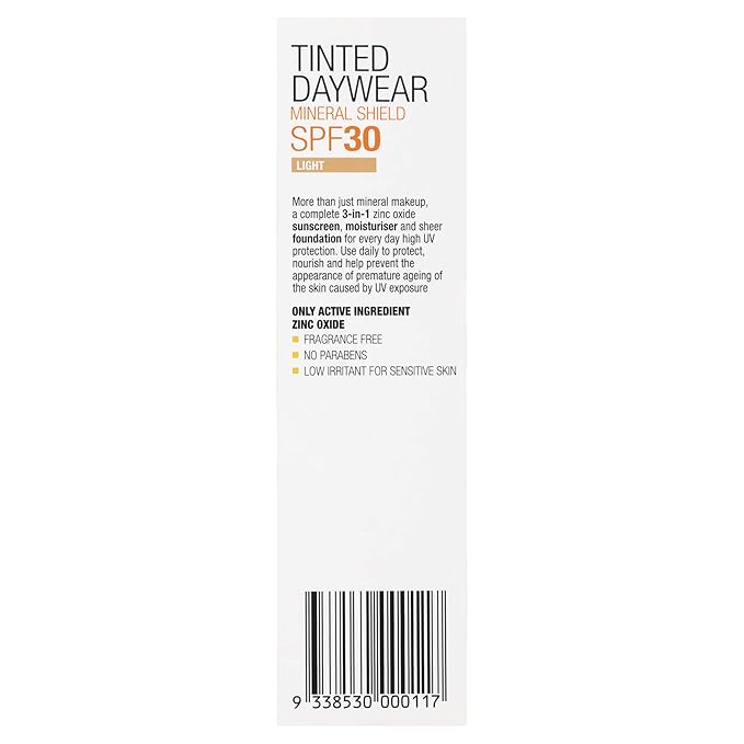 Light Tinted Daywear SPF 30+ - Daily Moisturizer with Sun Protection & Sheer Foundation to prevent appearance of Premature aging caused by Harmful UV Rays - 50g