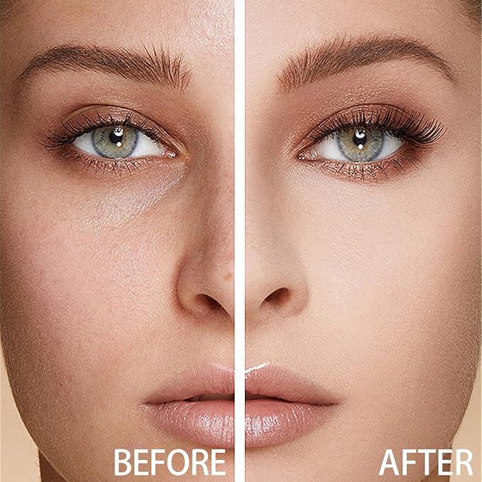 2PCS Loose Face Powder, Oil Control Minimizes Pores and Fine Lines, Loose Baking Face Setting Powder Makeup, Oil Control Soft Focus Effect Make Up, Matte Ultra Flawless Finish(04# Natural)
