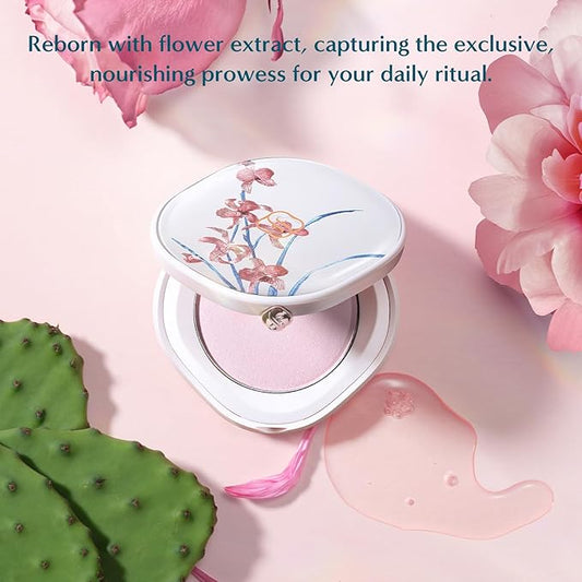 FLORASIS Ethereal Flush Smooth Powder Blush (Ode to Embroidery) (03 Candy Clouds, 1 Count)