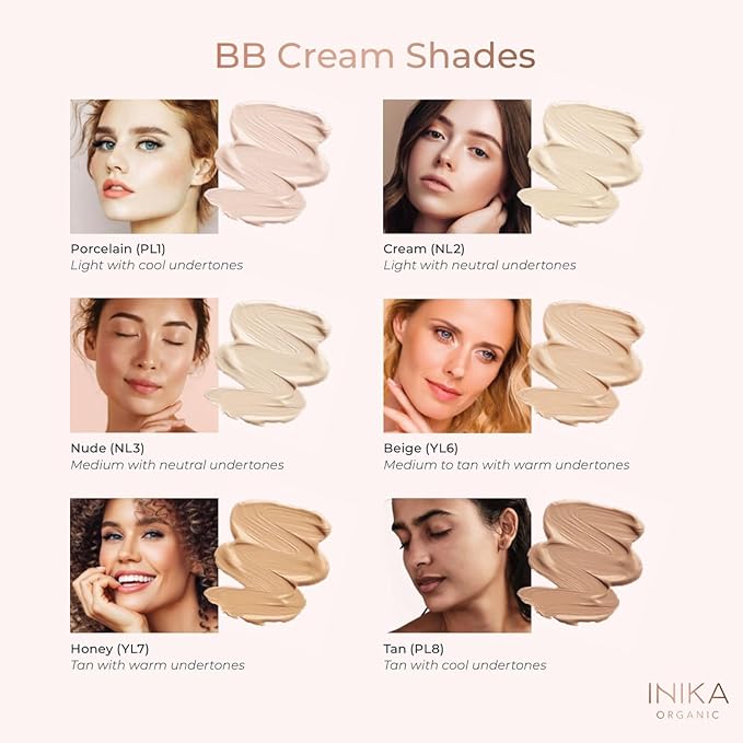 INIKA Organic Cocoa BB Cream, 1.08 OZ