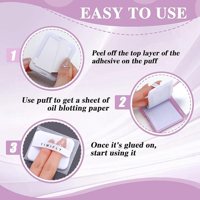 1000 pieces Natural lavender oil-absorbing tissues, special oil-absorbing tissues for oily skin, highly effective in absorbing oil, and easy to carry(Lavender)