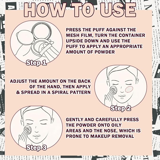 Loose Setting Powder,Lightweight Oil Control Translucent Loose Face Powder with Brush,Waterproof Long Lasting Soft Smooth Matte Face Finishing Powder for Natural Flawless Makeup