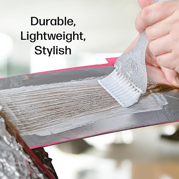 Balayage & Highlighting Board by Celebrity Stylist James Collins - Hairstylist Essentials Balayage Hair Salon Supplies - Highlight Board For Dying Hair - Hair Salon Supplies - Pink