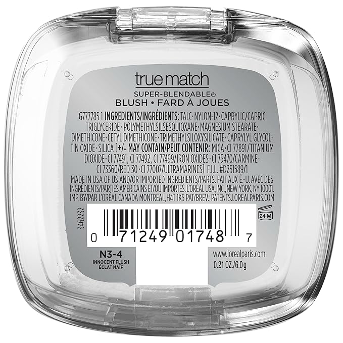L’Oréal Paris True Match Super-Blendable Powder Blush, Innocent Flush, 0.21 Oz (Packaging May Vary) (Pack of 2)