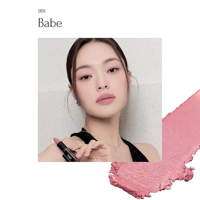 MUZIGAE MANISON City Chic Trio - 05 Babe | Objet water 01 Signature & 02 Spicy & Moodwear Blur 05 Babe | K-Beauty Lip Stain Matte Lipstick