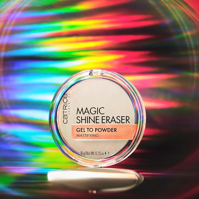 Catrice | Magic Shine Eraser Gel-To-Powder | Instant Matte, Soft-Focus Effect | Transparent, Travel-Friendly Formula | Vegan & Cruelty Free