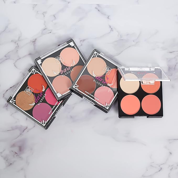 Ruby Kisses Bare Blusher Sweet Cheeks Palette (Partyin Dare)