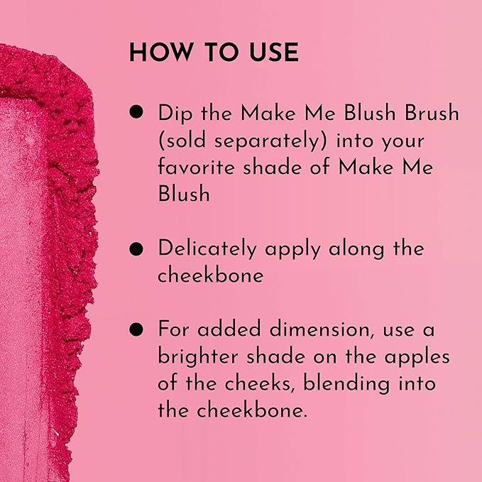 Make Me Blush Talc Free Velvet Blush, Watermelon, Pink, 0.18 Ounce