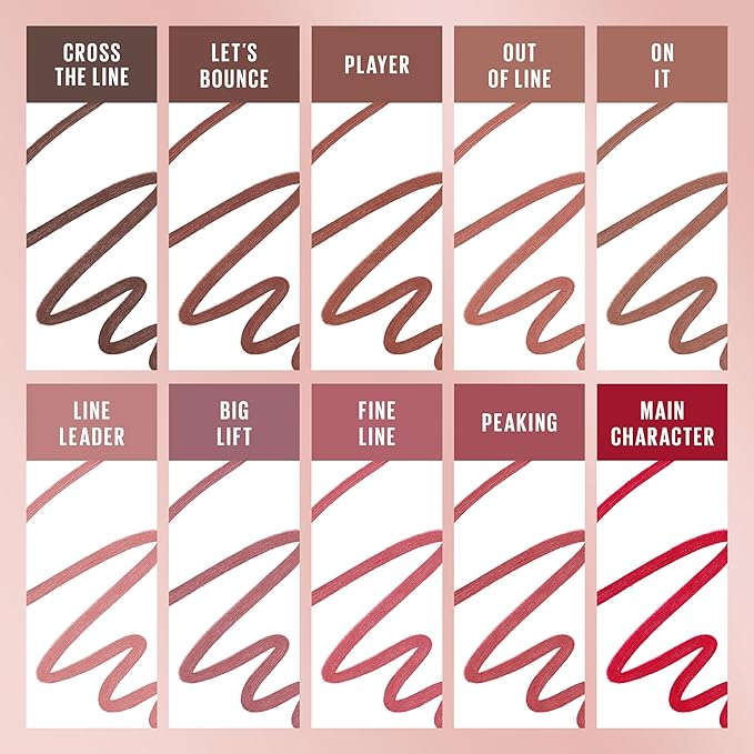 Maybelline Lifter Gloss and Lifter Liner Bundle, Lip Gloss and Lip Liner in Shades Sweatheart and Main Character, Pack of 2