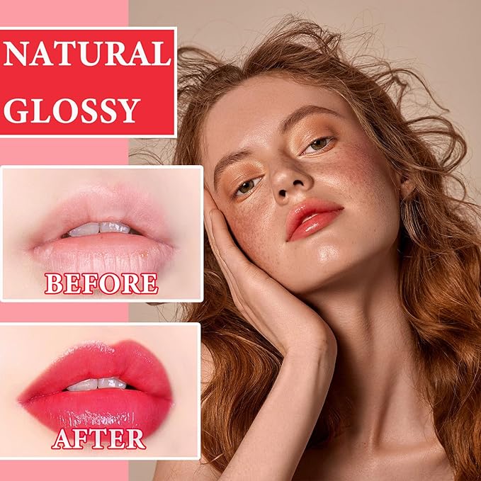 4Pcs Lip Tint Stain Set,Lip Stain Long Lasting Mini Liquid Lipstick,Non-sticky,Lightweight,Matte Velvet Lip & Cheek Tint,Moisturizing Waterproof Matte Finish Lip Makeup