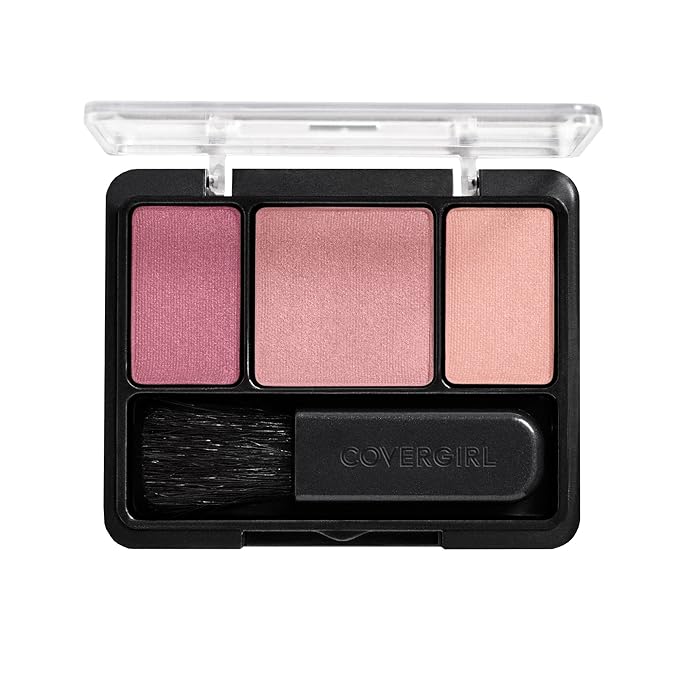 COVERGIRL Instant Cheekbones Contouring Blush Purely Plum 220, 0.29 Ounce Pan (packaging may vary) (Pack of 2)