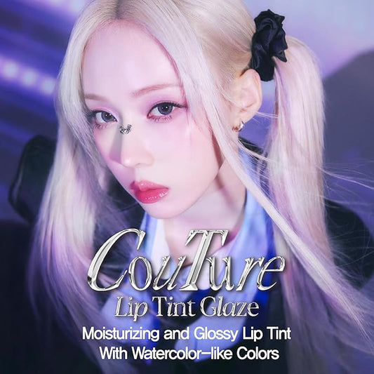 Espoir Couture Lip Tint Glaze #9 Petal Punch 0.19oz | Volumizes & High-Shine Lip Plumper | Long-Lasting Vibrant Color | Thickening radiance Lip Stain | Tinted Lip Moisturizer | Korean Lip Makeup
