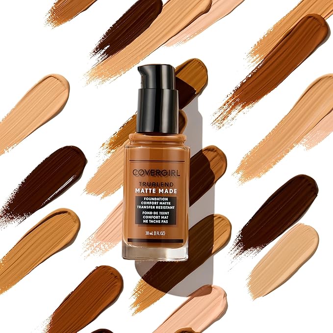 Covergirl Trublend Matte Made Liquid Foundation, D90 Espresso, 1.014 Fl Oz (Pack of 2)