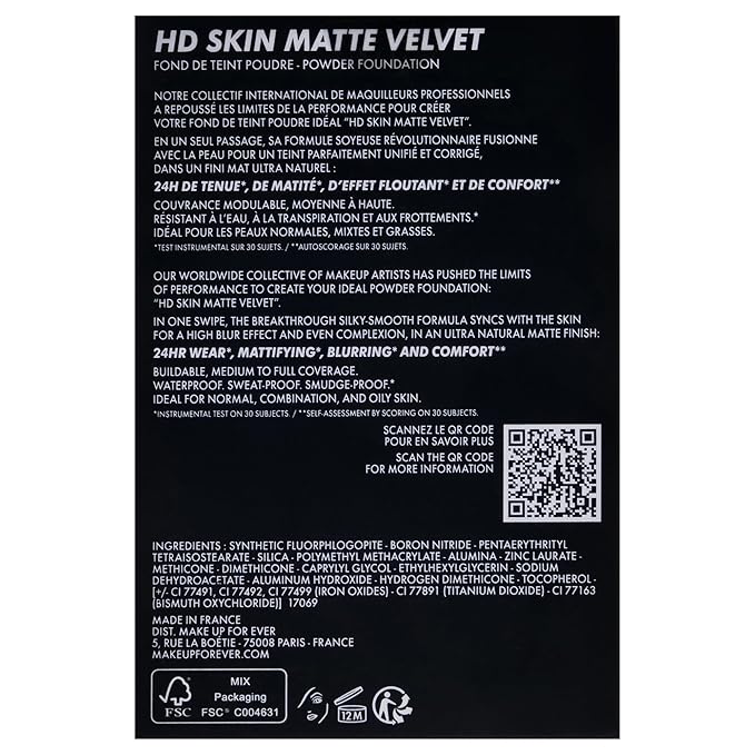 HD Skin Matte Powder Foundation - 2Y30 by Make Up For Ever for Women - 0.38 oz Foundation