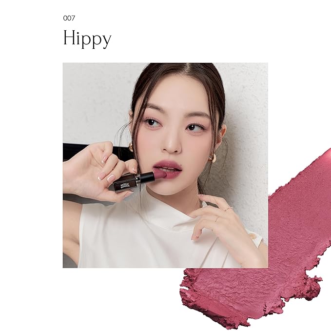 MUZIGAE MANISON City Chic Trio - 07 Hippy | Objet water 01 Signature & 02 Spicy & Moodwear Blur 07 Hippy | K-Beauty Lip Stain Matte Lipstick