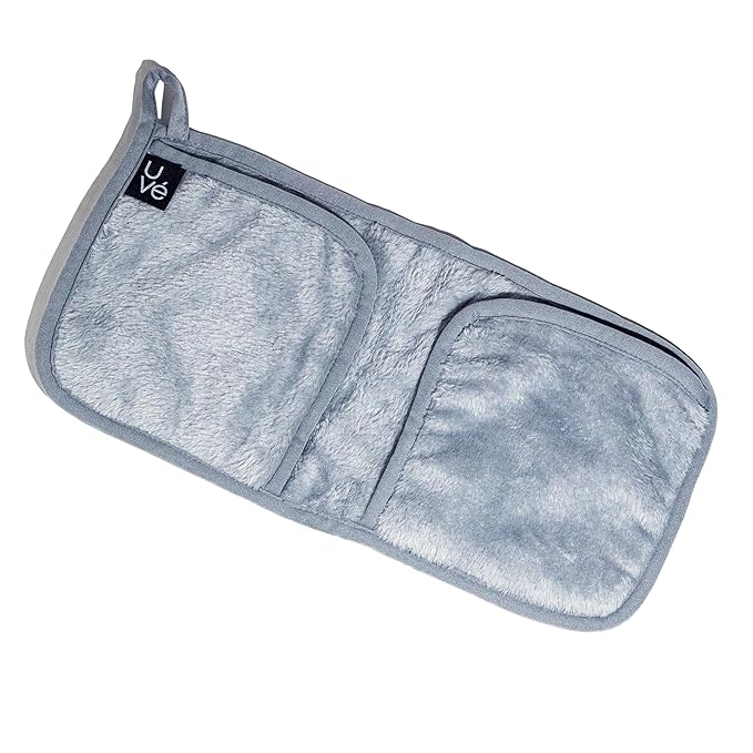 UVe ERASE Makeup Remover Cloth, Reusable Microfiber Face Towel Removes Makeup with Just Water, Cleansing Face Washcloth, Soft and Gentle for All Skin Types