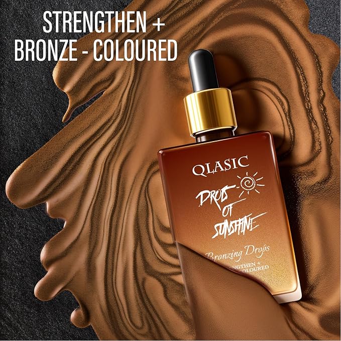 Face and Body Bronzer,Skin Care Essence Anti-Pollution Drops - Bronzing Serum & Facial Tanning Drops,Elf Bronzing,Natural Sunkissed Complexion