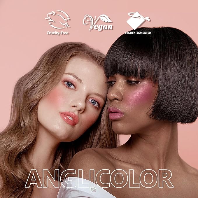 Matte Liquid Blush, 2pcs#03 Rose Tea, Lightweight, Highly Pigmented, Vegan & Cruelty Free, Palette
