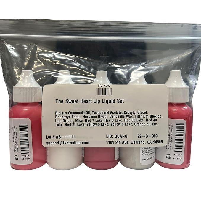 TKB Sweet Heart Lip Liquid Set