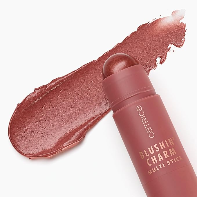 Catrice | Blushin' Charm Multi Stick | Creamy, Multi-Use Blush & Lip Tint | Buildable Dewy Finish | Vegan & Cruelty Free (050 Radiant Honey)