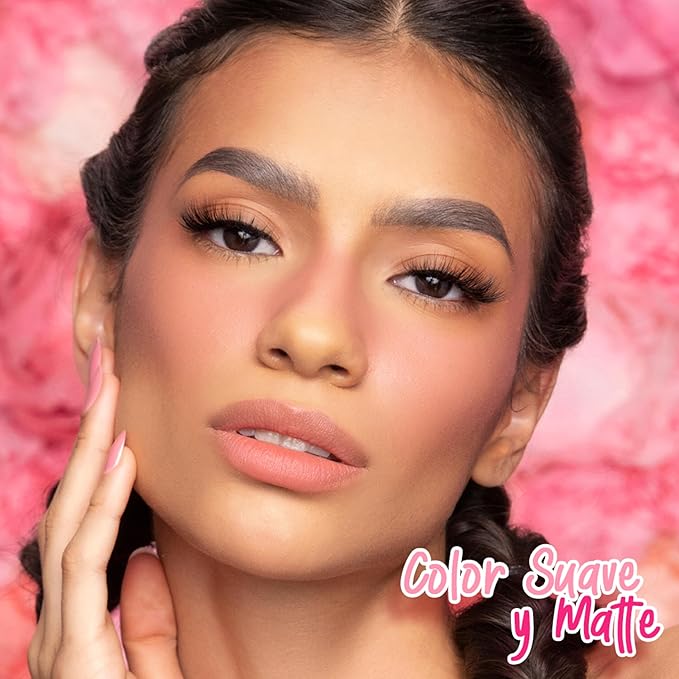 | Liquid Blush | Long-Lasting Liquid Blush | Non-Greasy | Highly Pigmented | Suitable for All Skin Types | Matte Colors | Subtle Shimmer Highlights | Shade: Mauve| 6ml | Model PKLB03