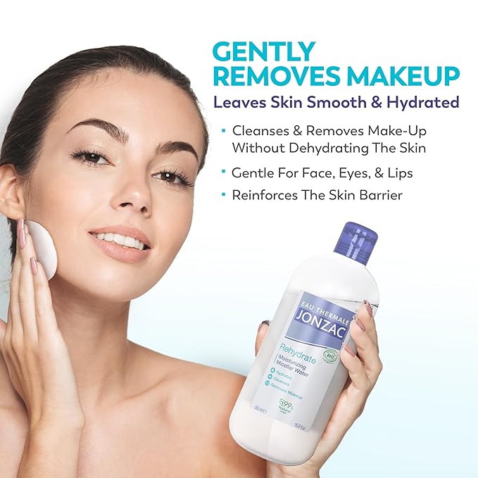 Sensitive Skin Rehydrate Micellar Water 16.9 fl oz & Sublimactive Anti-Aging Firming Serum 1.01 fl oz Skincare Bundle
