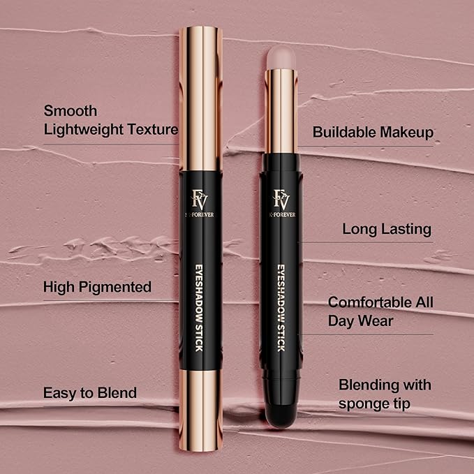 FV Liquid Blush and Cream Eyeshadow Stick, Long Lasting & High Pigmented for All Skin Types