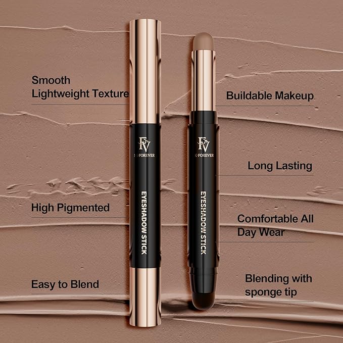 FV Liquid Blush and Cream Eyeshadow Stick, Long Lasting & High Pigmented for All Skin Types