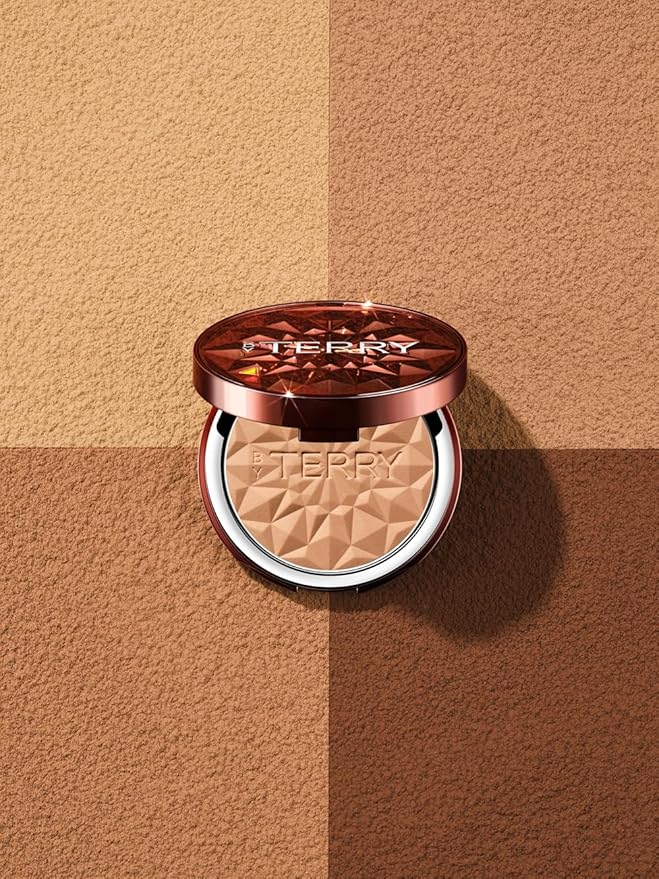 By Terry Tea To Tan Sun Bronzer, Hydrating & Smoothing Skincare-Infused Bronzing Powder, Vegan Formula, 2 Medium Bronze