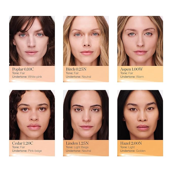 Ogee Complexion Perfecting Liquid Foundation - Lightweight Tinted Moisturizer For Face (Hazel 2.00N - Light, Golden Undertones) - with Vitamin C & Jojoba Oil - Certified Organic & Made in USA