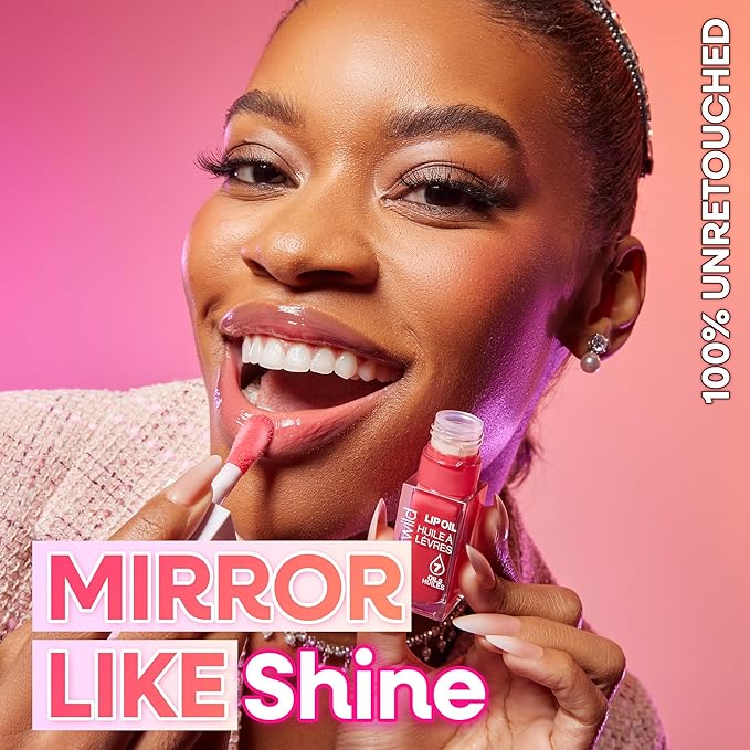 wet n wild Lip Oil - Lightweight, Non-Sticky, Hydrating & Nourishing Formula with 7 Conditioning Oils, Vegan & Cruelty-Free - Vintage Society