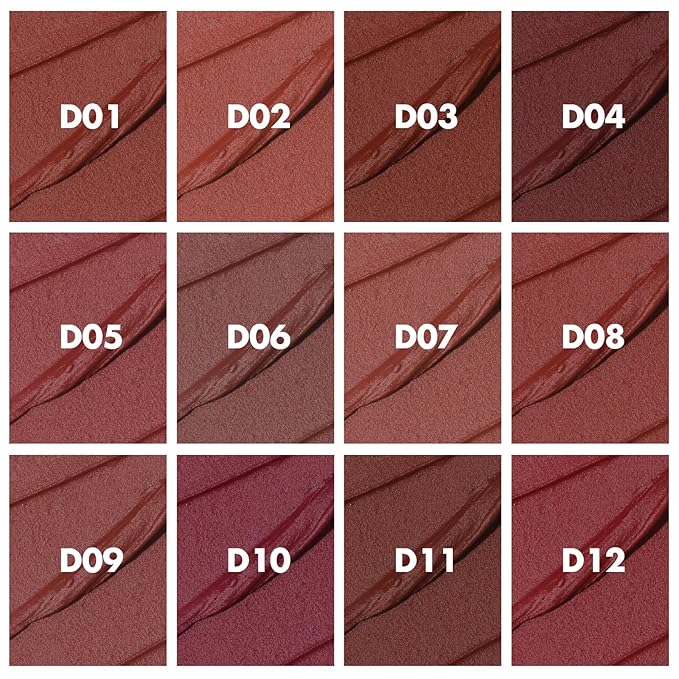 FOCALLURE Velvet-hazy Matte Cheek Lip Mud Dual-use For Lips And Cheek Lip Clay High Pigment Lipstick Blush Lasting Lip Tint