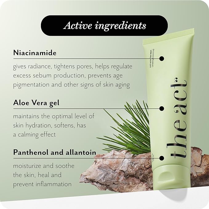 The Act Complete Skincare Trio – Cleansing Oil, Daily Face Wash & Facial Toner for All Skin Types – Vegan, Hydrating, Makeup Removal & Pore Refining Set