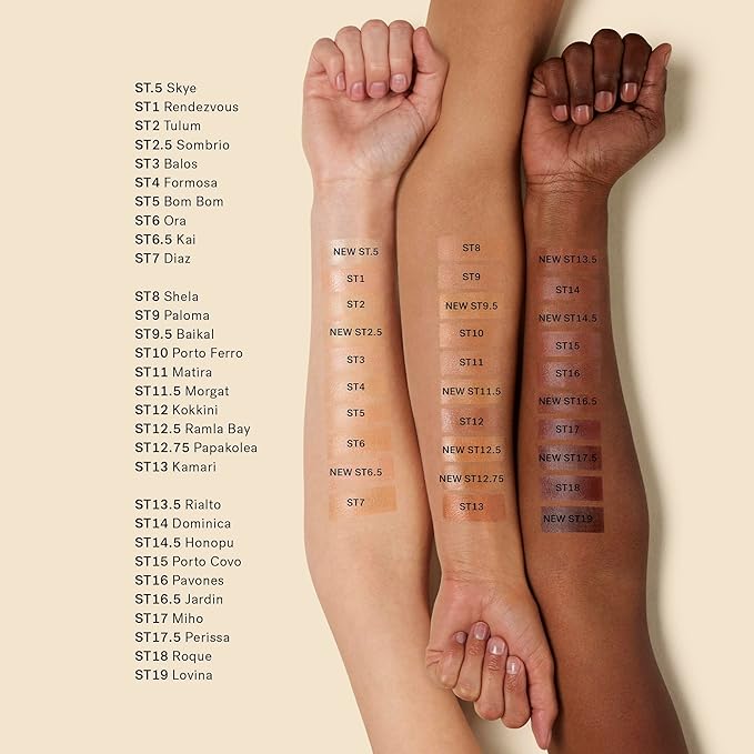 ILIA - Super Serum Skin Tint SPF 40 | Non-Comedogenic, Vegan, Lightweight to Help Against Blue Light, + Pollution while Hydrating, Smoothing, + Refining (Rialto ST13.5, 1 fl oz | 30 ml)