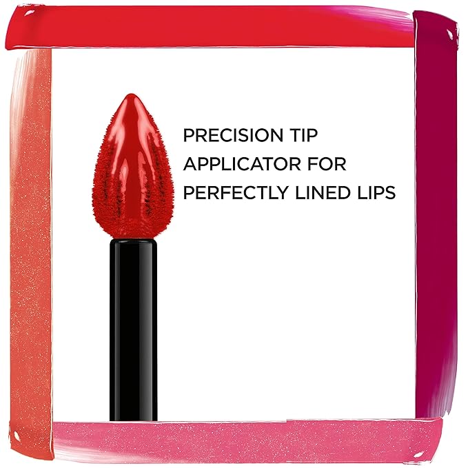 L’Oréal Paris Makeup Brilliant Signature Shiny Lip Stain, High Impact Glossy/Shiny Finish with a Lightweight Feel, Be Brilliant, 0.21 fl. oz. (Pack of 2)