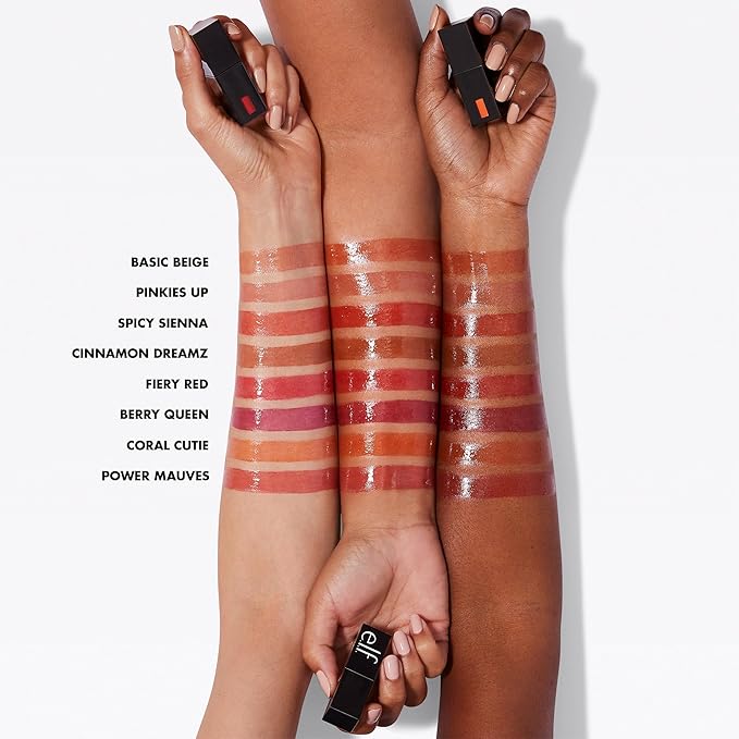 e.l.f. Cosmetics Glossy Lip Stain, Lightweight, Long-Wear Lip Stain For A Sheer Pop Of Color & Subtle Gloss Effect, Cinnamon Dreamz (Pack of 2)