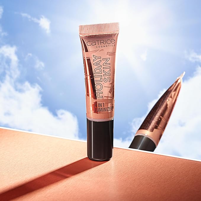 Catrice | Holiday Skin 4-in-1 Luminizer | Liquid Bronzer, Contour, Highlight & Blush for Radiant & Glowy Skin | Vegan & Cruelty Free