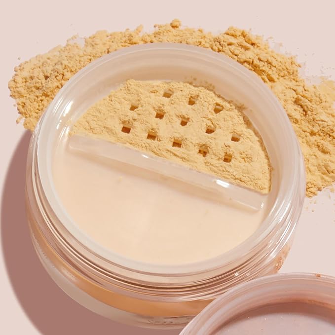 ColourPop No Filter Loose Setting Powder - Translucent Setting Powder with a Soft-Matte Finish - Sets Face Makeup for Long-Lasting Wear - 100% Cruelty-Free and Vegan Formula - Banana (0.3 oz)