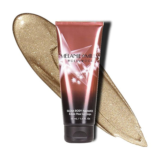 Gleam Body Radiance All In One Makeup, Moisturizer & Glow For Face & Body - Disco Gold, Mini 1 fl.oz.