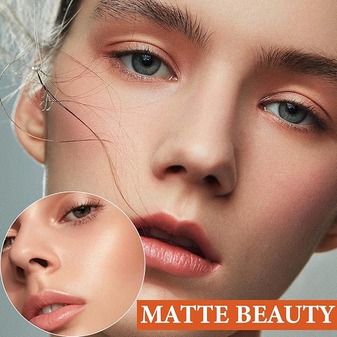 Oil Control Loose Face Powder,Translucent Setting Powder With a Powder Puff Long Lasting Makeup Covering Blemishes Brightens Skin Tone,Natural Matte Loose Powder for Women(3)