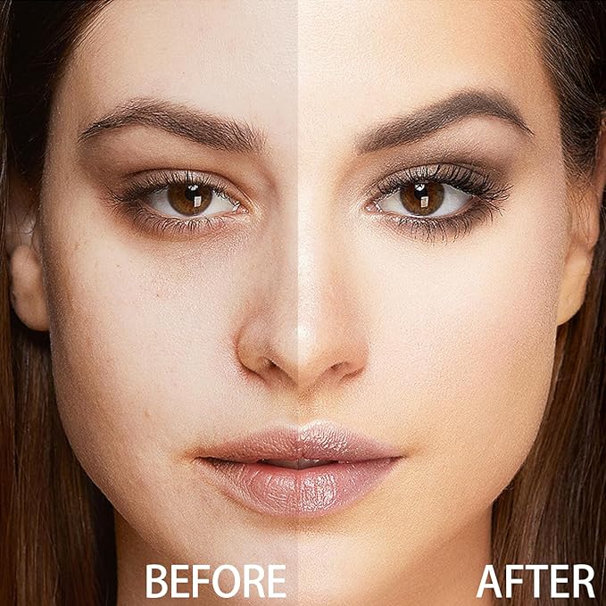 2PCS Loose Face Powder, Oil Control Minimizes Pores and Fine Lines, Loose Baking Face Setting Powder Makeup, Oil Control Soft Focus Effect Make Up, Matte Ultra Flawless Finish,8g (05 Fair)