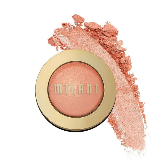 Milani Baked Blush and Bronzer Duo- Luminoso Blush and Glow Bronzer Combo
