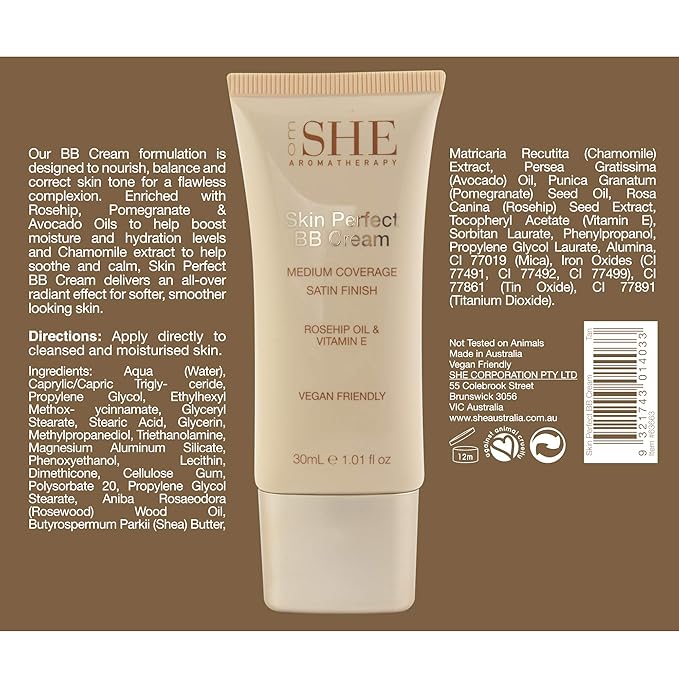Om She Aromatherapy Skin Perfect BB Cream - Deep
