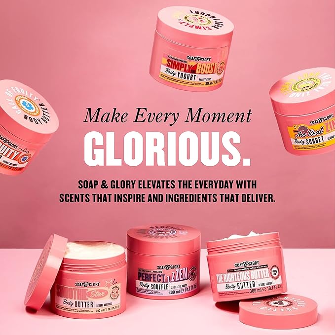 Soap & Glory SMP XXL Lip Gloss - Hydrating, Plumping Lip Gloss for Full, Volumized Lips - Lip Plumper Gloss + Chocolate Orange Scent with Vegan Formula in Clearvoyant (10ml)