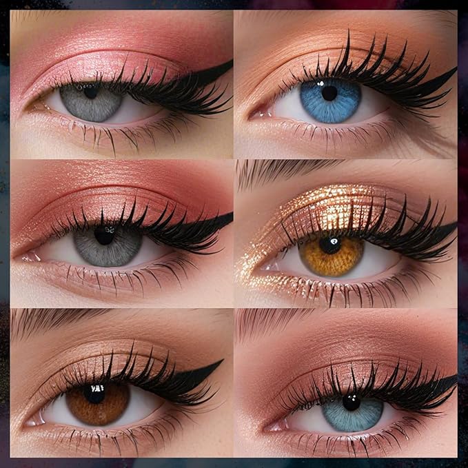 12 Colors Eyeshadow Palette Makeup Shades Nude Matte Shimmer Glitter Pigment, Pro Long Lasting&Waterproof Highlighting Makeup Palette,Ideal Gift(Twilight City)