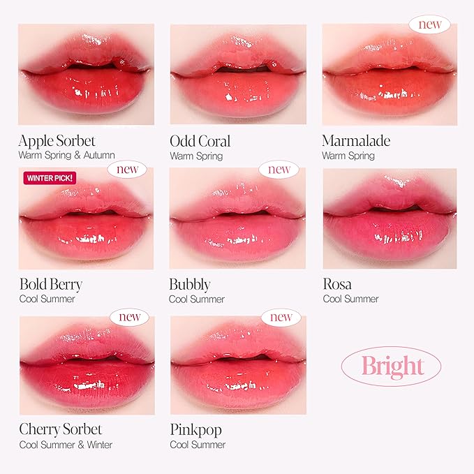 Espoir Couture Lip Tint Glaze #5 Rosa 0.14oz | Volumizing Lip Stain with Syrupy Shine | Long-Lasting & Vibrant Color for Radiant Lip Look | Moisturizing & Glossy Lip Tint | Korean Lip Makeup