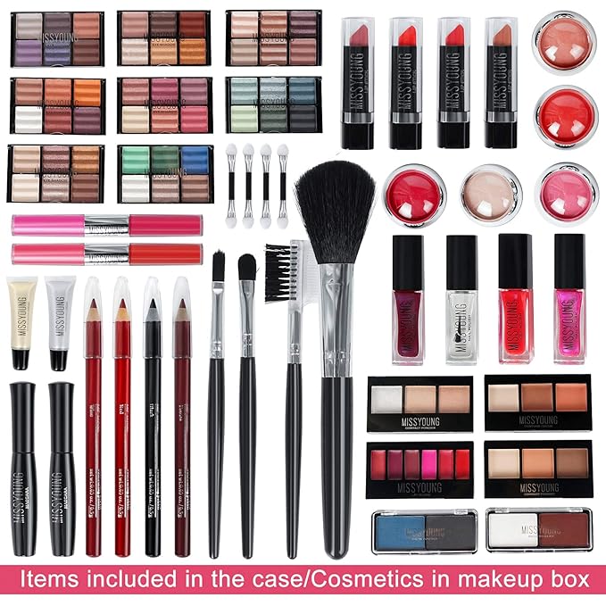 VolksRose All In One Makeup Kit - Multi-Purpose Makeup Surprise Gift Set & Beauty Essentials for Beginners