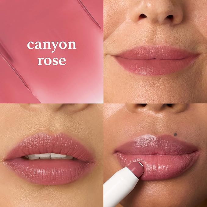 Julep All-in-One Beauty Trio: Cushion Complexion Foundation Linen, Skip the Brush Blush Stick Rose Gold, and It’s Balm Tinted Lip Balm Canyon Rose