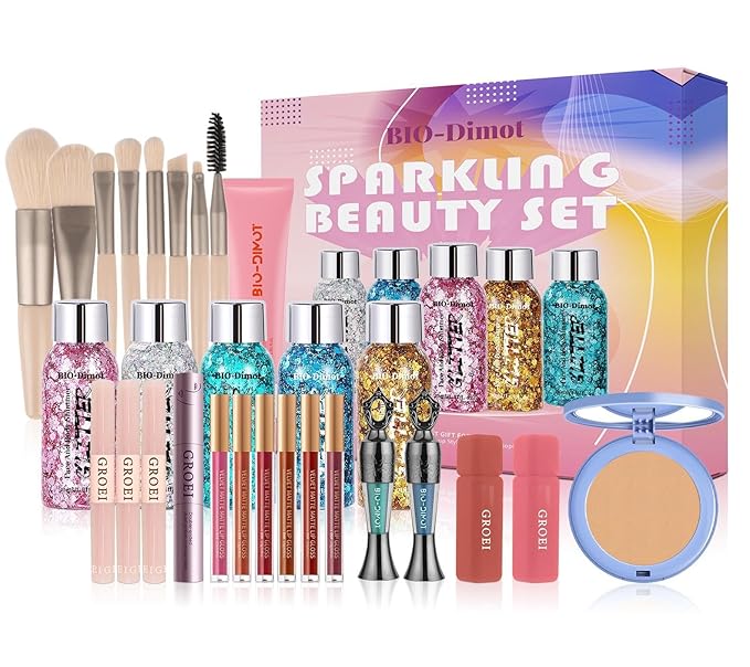 All in One Makeup Set for Women,Professional Makeup Sets for Teens,Makeup Gift for Girls,teen,women,Travel Makeup Kit, Makeup Gift Set for Women,Girls