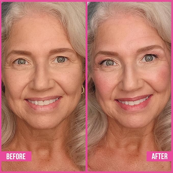 Vibriance Makeup Simplified Radiance Stick - All-in-One Cream Blush, Lipstick, Contour for Mature Skin - Cheek Tint Creme Rouge